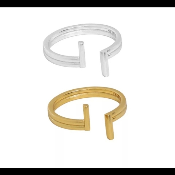 NEW Bar Ring | 18k Gold Plated - Picture 3 of 9